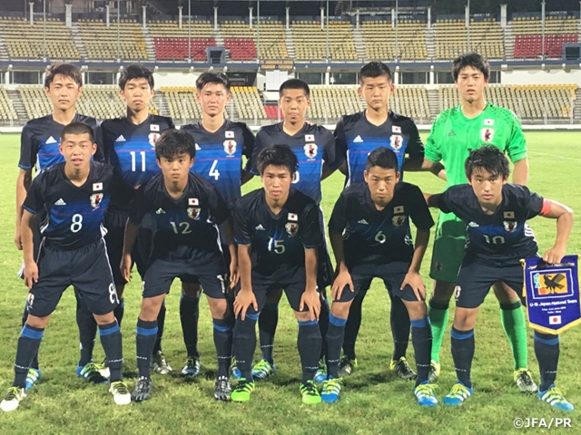 U-16日本代表　インド・ベトナム遠征の初戦を勝利で飾る