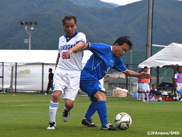 The 16th All Japan Seniors (over 60) football tournament kick off in Nagano