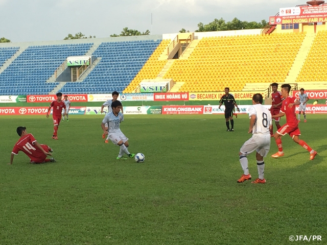 U-16 Japan National Team draw 3rd game in India and Vietnam trip