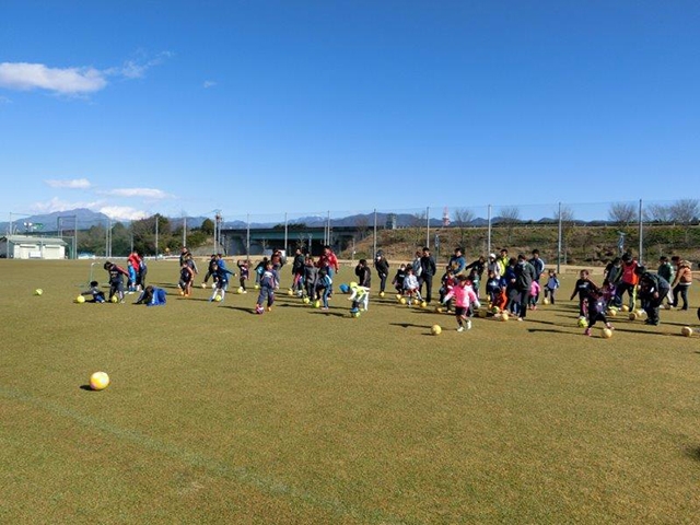 JFAレディース／ガールズサッカーフェスティバル 山梨県中巨摩郡の押原公園天然芝グランドに、146人が参加！