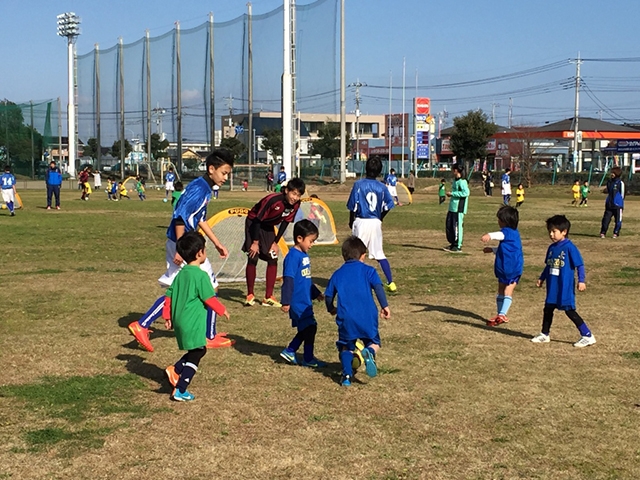 JFAキッズ（U-6）サッカーフェスティバル 茨城県ひたちなか市の茨城工業高等専門学校に、136人が参加！