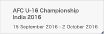 AFC U-16 Championship India 2016