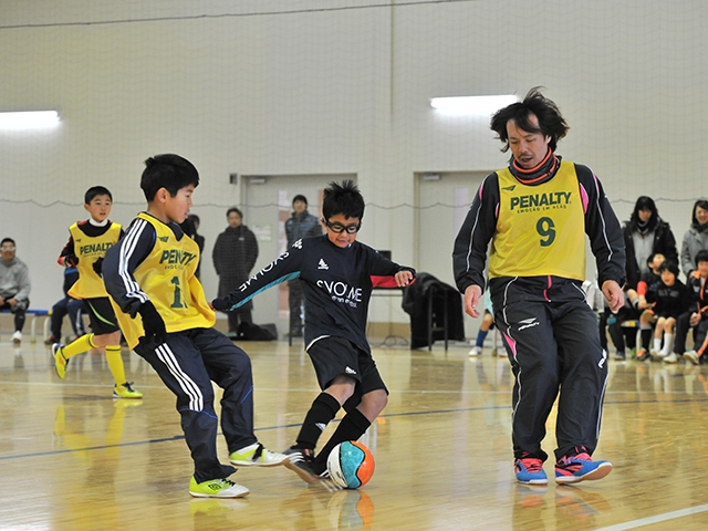 JFAファミリーフットサルフェスティバル 栃木県真岡市の真岡市スポーツ交流館に、154人が参加！