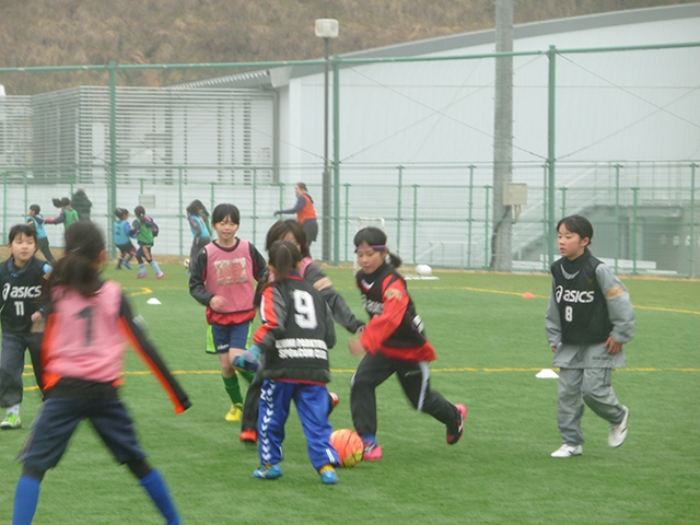 JFAガールズサッカーフェスティバル 宮城県宮城郡の松島運動公園に、269人が参加！