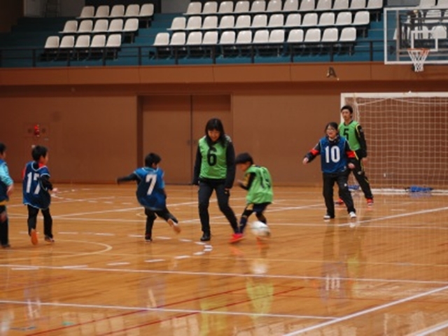 JFAファミリーフットサルフェスティバル 秋田県にかほ市の象潟体育館に、126人が参加！