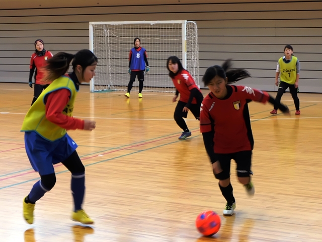 JFAレディースサッカーフェスティバル 富山県魚津市の魚津テクノスポーツドームに、355人が参加！
