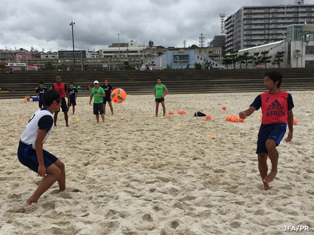 Japan Beach Soccer National Team short-listed squad in Hyogo Camp (6/13)