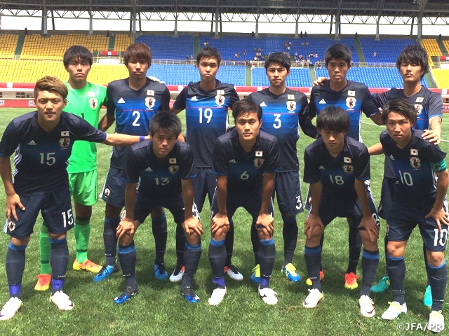 U-19 Japan National Team 1st match of Panda Cup 2016 against U-19 Croatia