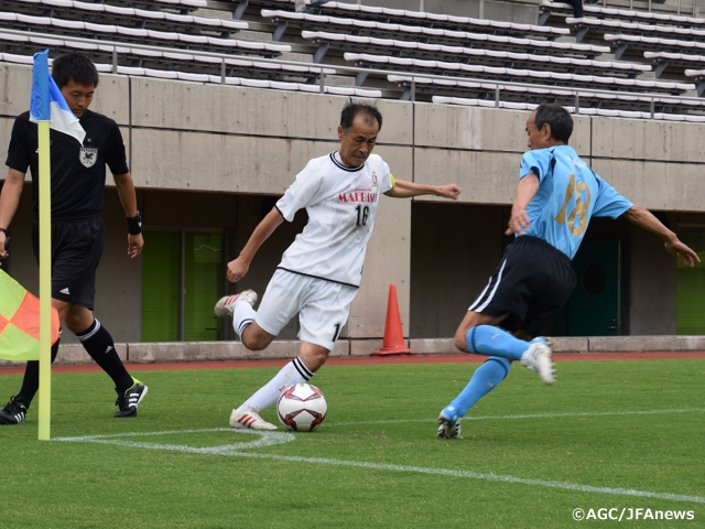 The 15th All Japan Seniors (over 50) football tournamentl kick off on 25 June in Akita City