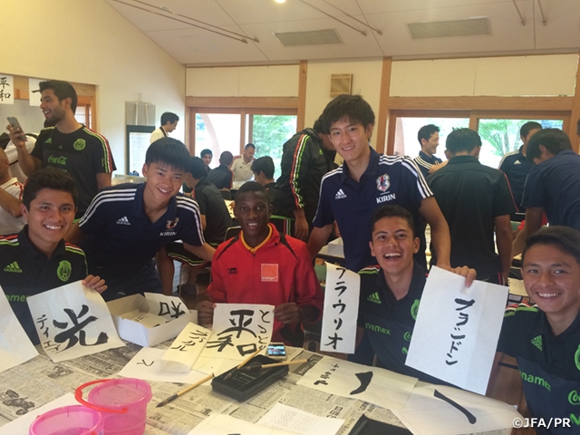 U-16 インターナショナルドリームカップ2016　日本文化の体験で交流を深める