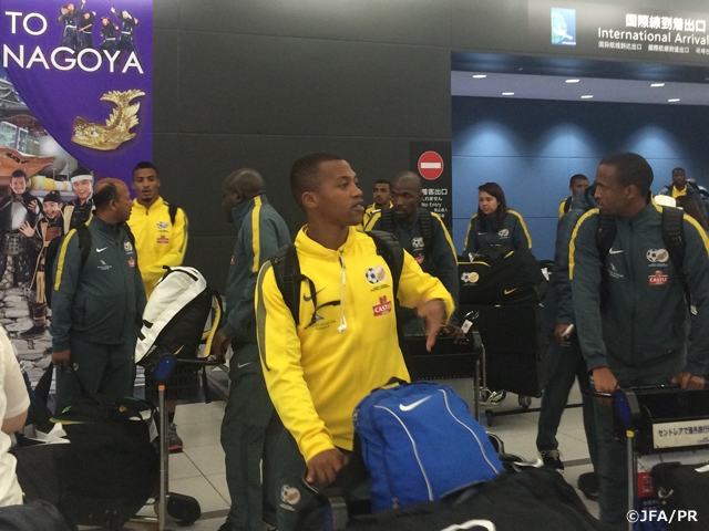 U-23 South Africa National Team arrive in Japan - KIRIN CHALLENGE CUP 2016 vs. U-23 Japan National Team (6/29@Nagano/General Sports Stadium ALWIN)