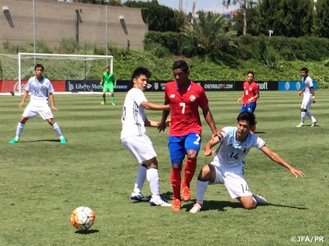 U-19日本代表　2016 NTC招待大会 第2戦 マッチレポート vs U-19コスタリカ代表