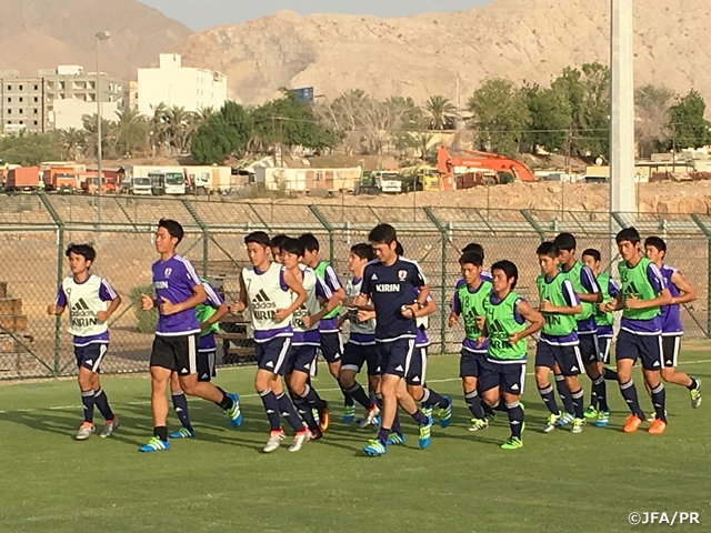 U-16 Japan National Team kickoff their trip to Oman! 