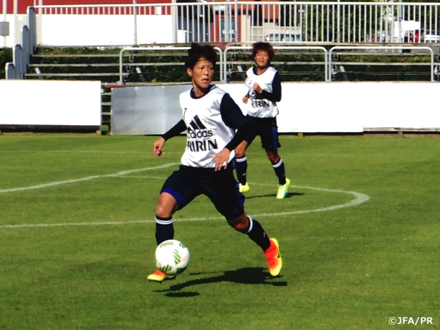 Nadeshiko Japan work out twice a day for clash with Kristianstads DFF