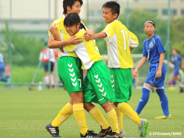Quarter-finalists decided in the 21st All Japan Youth (U-15) Women's Championship 