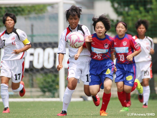 第21回全日本女子ユース（U-15）サッカー選手権大会 準々決勝を実施