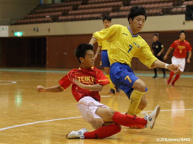 The 3rd All Japan Youth (U-18) Futsal Tournament: Footboze and Teikyo Nagaoka HS advance to final