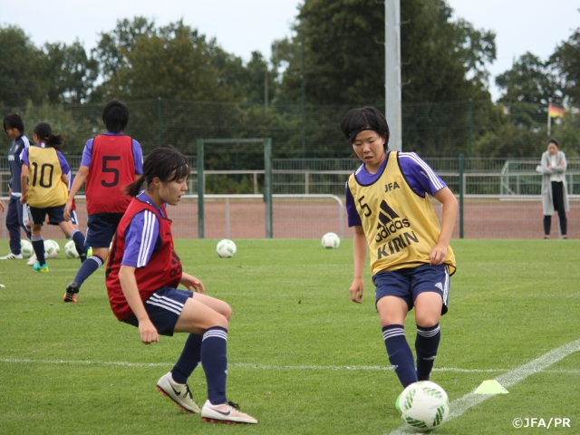 U-20日本女子代表　ドイツで活動開始