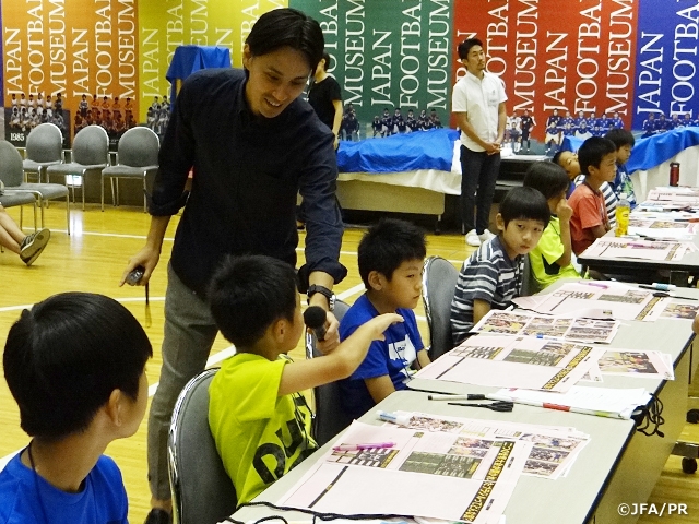 日本サッカーミュージアム 夏休み自由研究 スペシャル　ワークショップ～「みんなでサッカー世界新聞（ブラジル編）を作ろう！」開催～