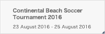 Continental Beach Soccer Tournament 2016