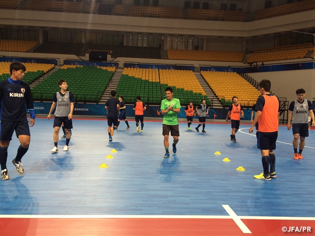 Japan Futsal National Team tune up for first game against Thailand