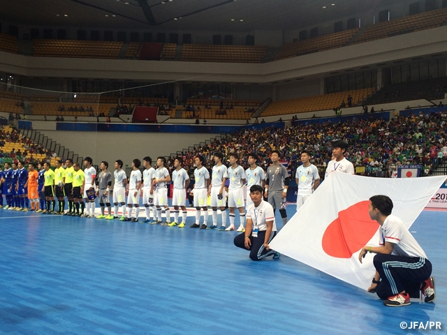フットサル日本代表 初戦でタイ代表に引き分ける　～タイランド5s 国際4ヵ国フットサルトーナメント2016