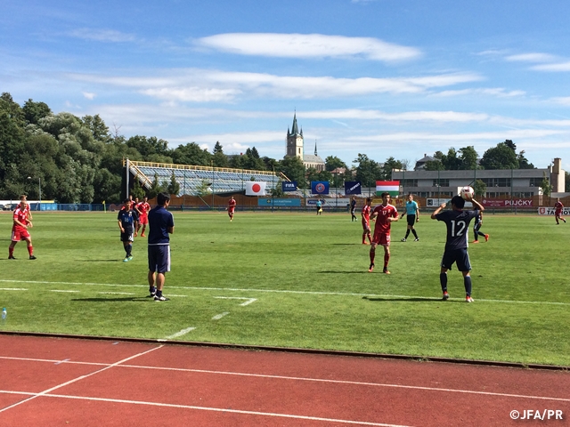 U-17日本代表　2016 第23回バツラフ・イェジェク国際ユーストーナメント 3位決定戦　vs．U-18ハンガリー代表