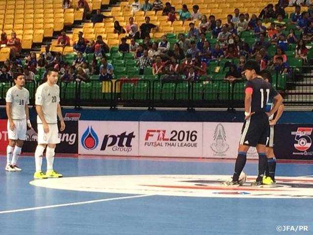 Japan Futsal National Team lose to Kazakhstan in the Thailand 5s International 4 Nation Futsal Championship 2016