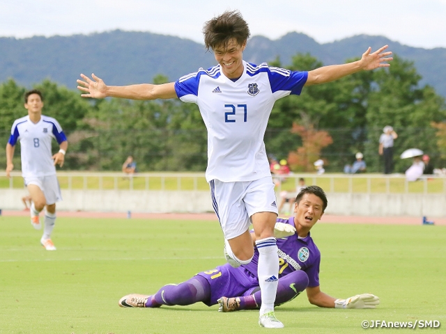 第96回天皇杯開幕　関西学院大が3点を挙げて1回戦突破！