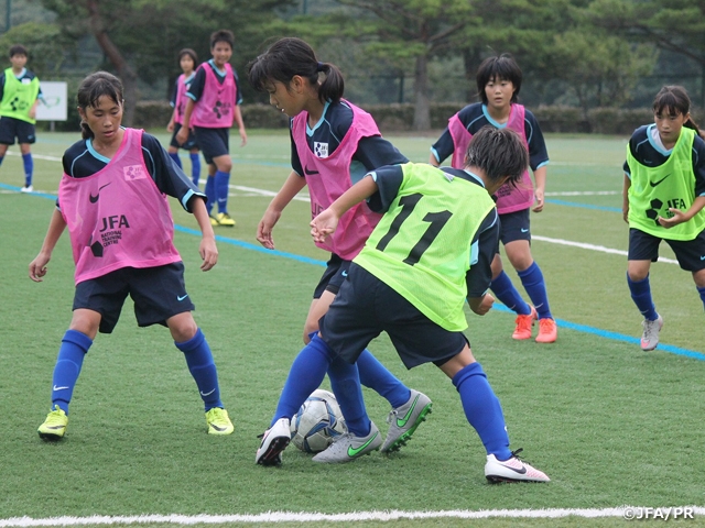 第2回目のエリートプログラム女子U-13、松島で始まる