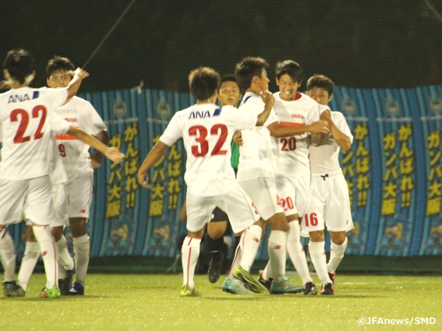 高円宮杯U-18プレミアリーグWEST 東福岡が後半の集中攻撃でG大阪に勝利