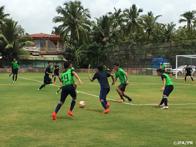 U-16 Japan National Team tune up for AFC U-16 Championship in India
