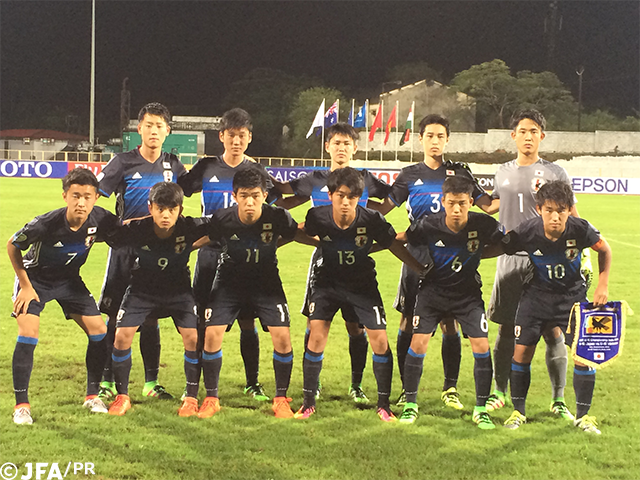 U-16日本代表7-0でU-16 ベトナム代表に勝利！　AFC U-16選手権インド2016