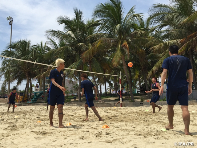 Japan Beach Soccer National Team’s activity report at the Asian Beach Games