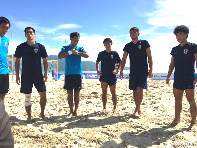 ビーチサッカー日本代表アジアビーチゲームズ　活動レポート（9/24）