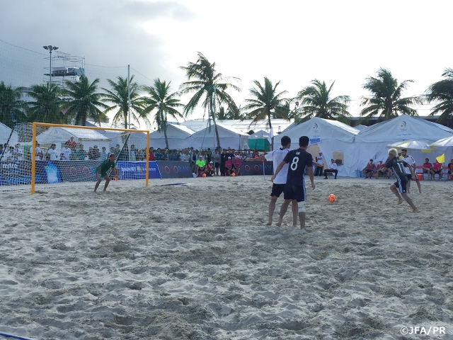 Japan win their 1st match decisively scoring 11 goals in Asian Beach Games