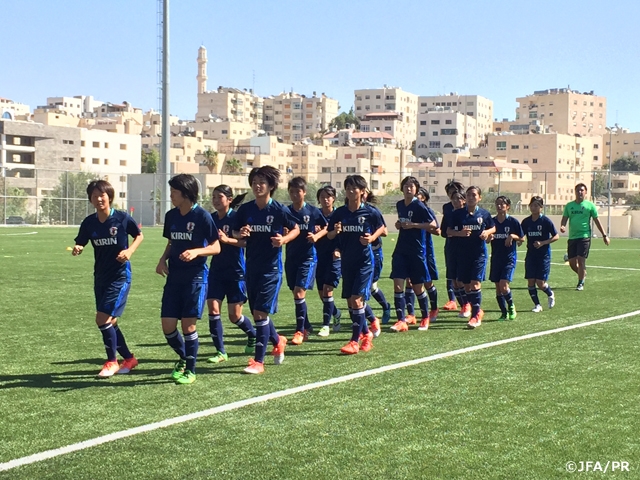 U-17 Japan Women’s National Team’s 6th day of training in Jordan