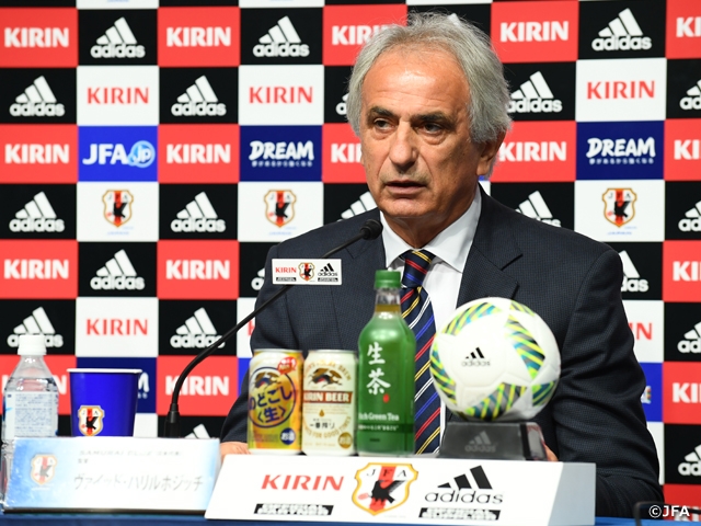Coach HALILHODZIC selects HONDA and KAGAWA for final qualifier in October: ‘we’ll aim to win with confidence and determination.’