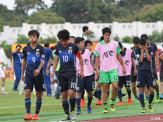 U-16 Japan squad eliminated in semi-final at AFC U-16 Championship India 2016