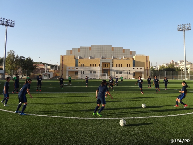 U-17 Japan Women’s National Team had final training for the FIFA U-17 Women’s World Cup Jordan 2016 match against Paraguay