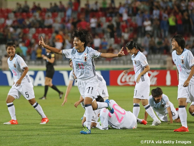 U-17 Japan Women's National Team stay on top of group in FIFA U-17 Women's World Cup Jordan 2016