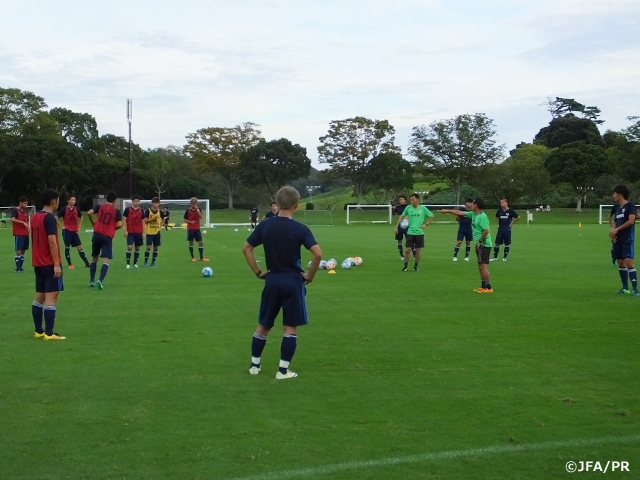 U-19 Japan National Team build their strength through game-format practice