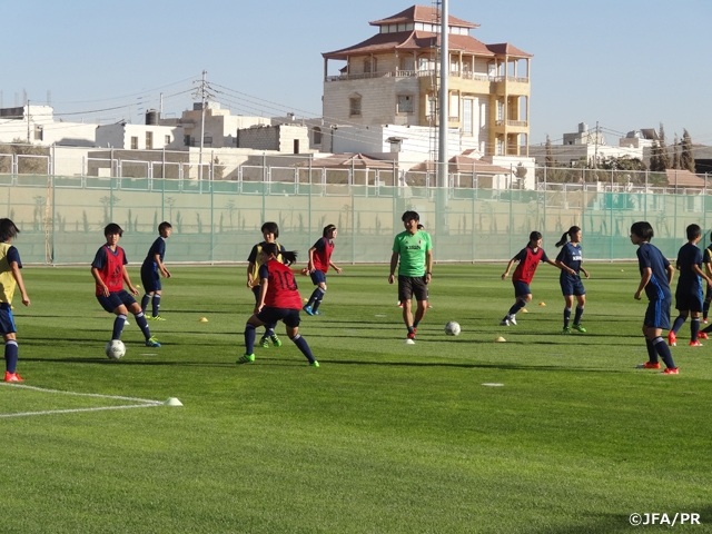 U-17日本女子代表　FIFAU-17女子ワールドカップヨルダン2016　グループステージ第3戦の会場で公式練習