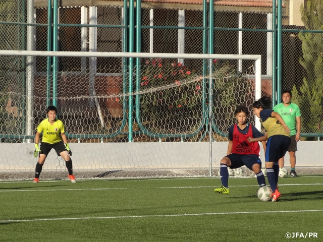 U-17日本女子代表　FIFAU-17女子ワールドカップヨルダン2016　アメリカ戦に向け最終調整