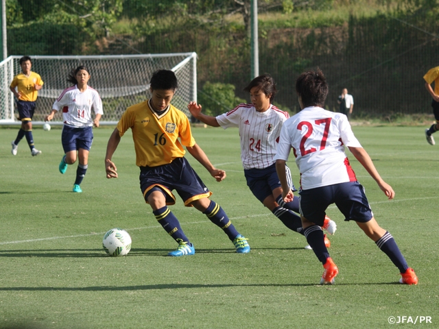 U-20日本女子代表候補　藤枝明誠高校とトレーニングマッチを行う