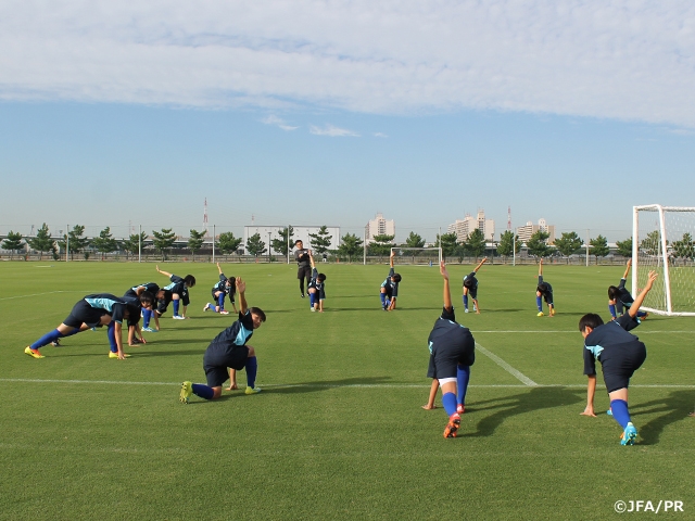 JFA Elite Programme U-14 Japan Women's Selection begin the last round of Elite camp in Osaka