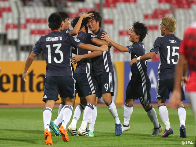 U-19 Japan National Team come out victorious of first match of group stage at AFC U-19 Championship Bahrain 2016