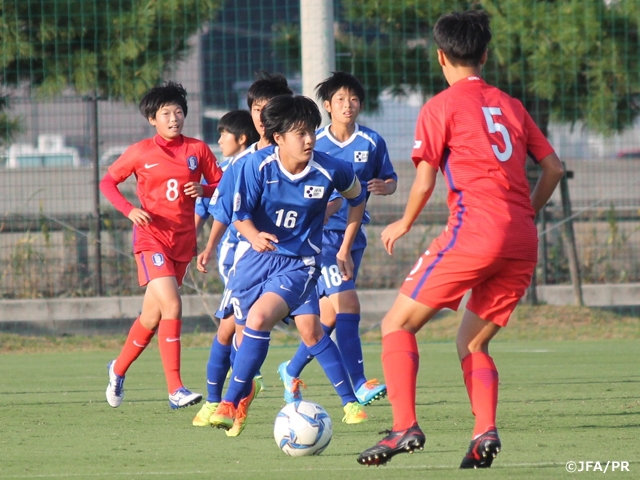 U-14 Japan Women's Selection team edge Korea