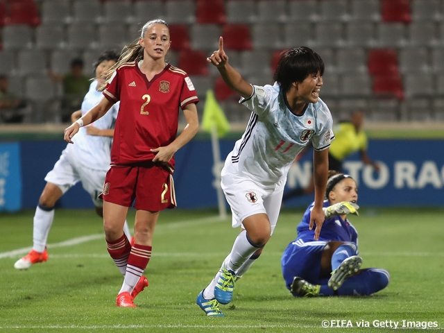 U-17日本女子代表、2大会連続の決勝へ FIFA U-17女子ワールドカップ ヨルダン 2016