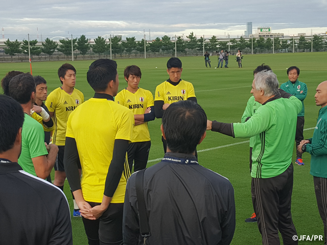 Japan National Team short-listed squad begin GK training camp in J-Green Sakai